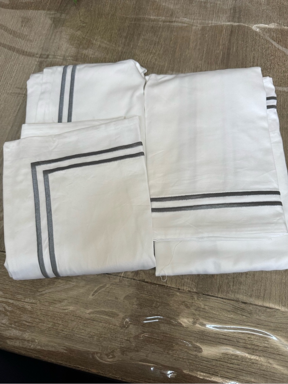 Square large pillow case covers set of 2 new